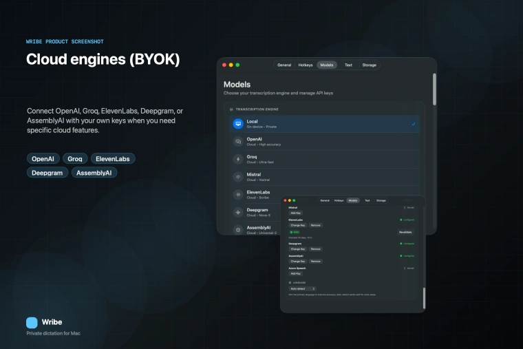 Cloud engines (BYOK) illustration