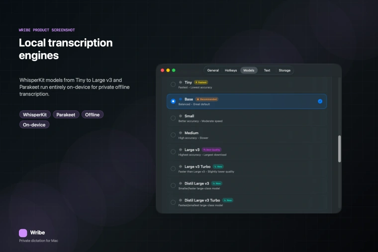 Local transcription engines illustration